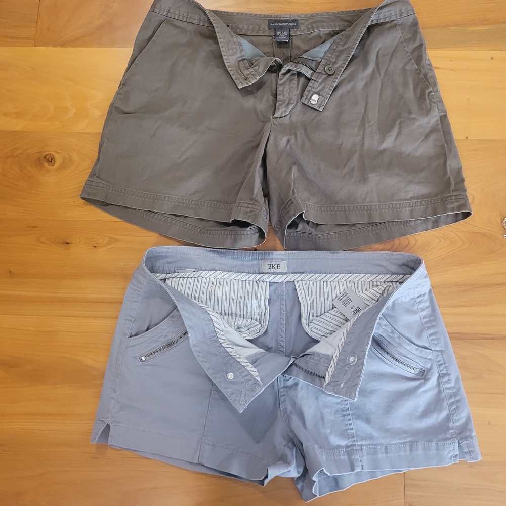 Banana Republic Women's Chinos and BKE Gray Shorts